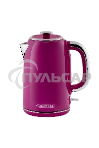 Чайник электрический Galaxy Line GL 0346, малиновый джем, металл, 2200 Вт, 1,7 л