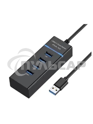 Концентратор Bion 4 порта. Поддержка Plug&Play. Длина провода 50+-3см. LED-подсветка BXP-A-USBA-MULTI-04 USB 3.0