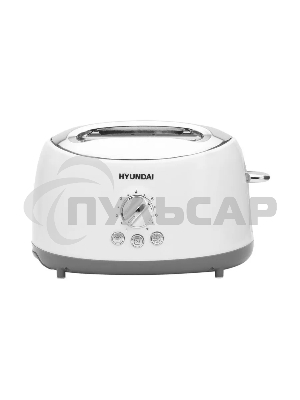 Тостер Hyundai HYT-8003 700Вт белый/серый