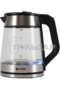 Чайник электрический Vitek VT-1176 черный 2200W 1.7л