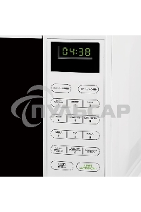 Микроволновая печь BBK 20MWG-735S/W белый, 20 л, 700 Вт, переключатели - сенсор
