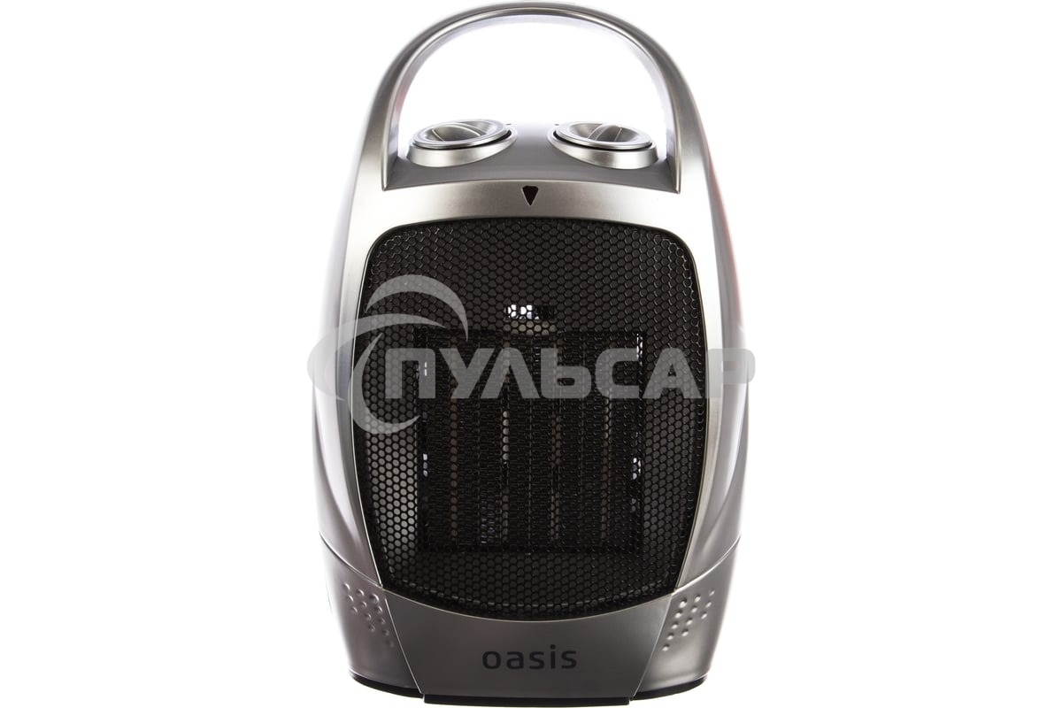 Тепловентилятор Oasis КS-15R 750/1500 Вт., до 15 кв.м., керамический нагревательный элемент, режим холодного обдува, белый
