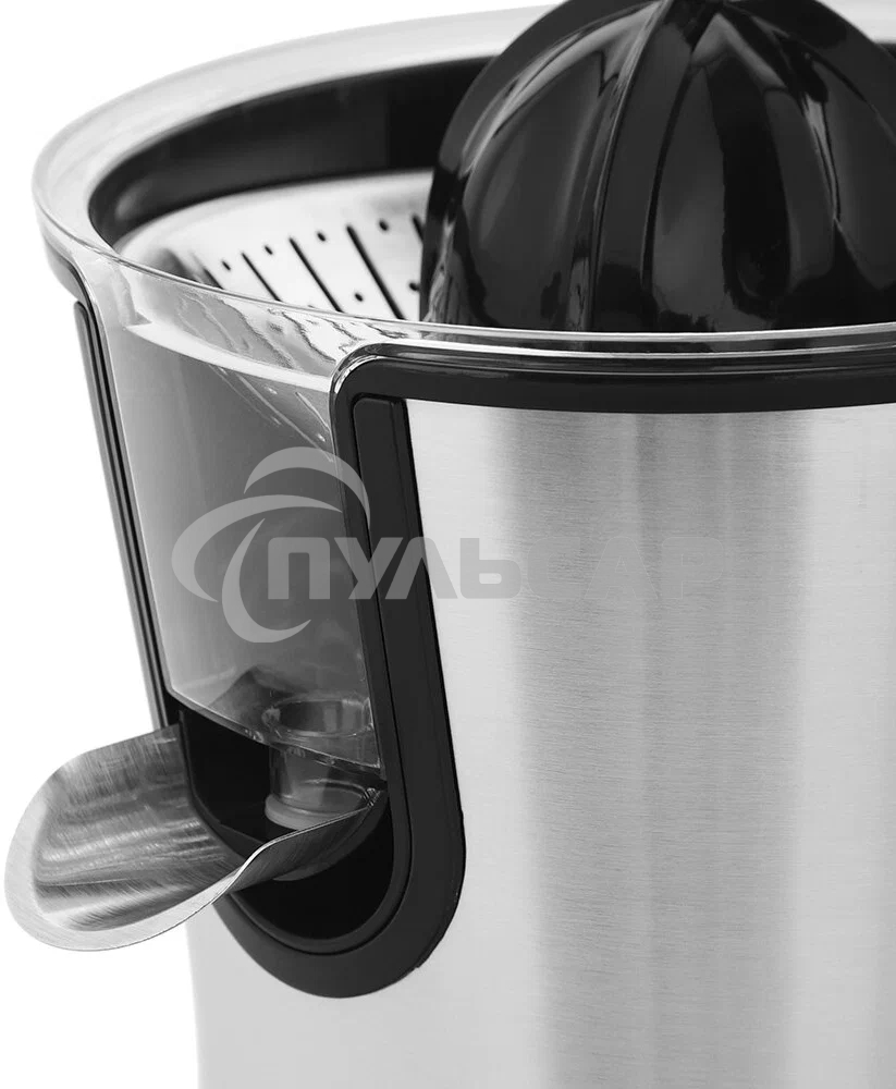 Соковыжималка цитрусовая Kitfort КТ-1108 160Вт серебристый/черный