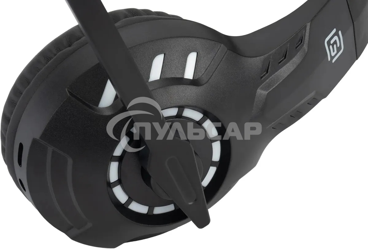 Наушники с микрофоном Оклик HS-L420G черный накладные BT оголовье (1939799)