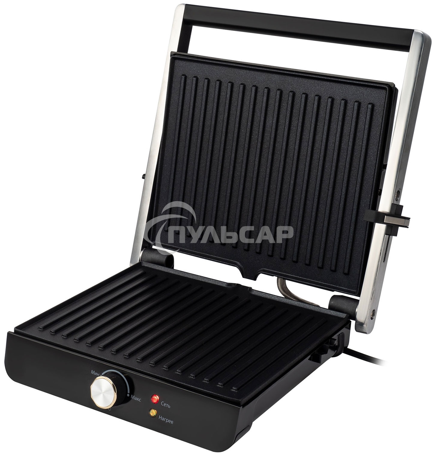 Электрогриль Hyundai HYG-1043 1800Вт черный/черный