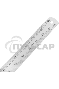 Линейка стальная Deli DL8100Y 1000мм нержавеющая сталь