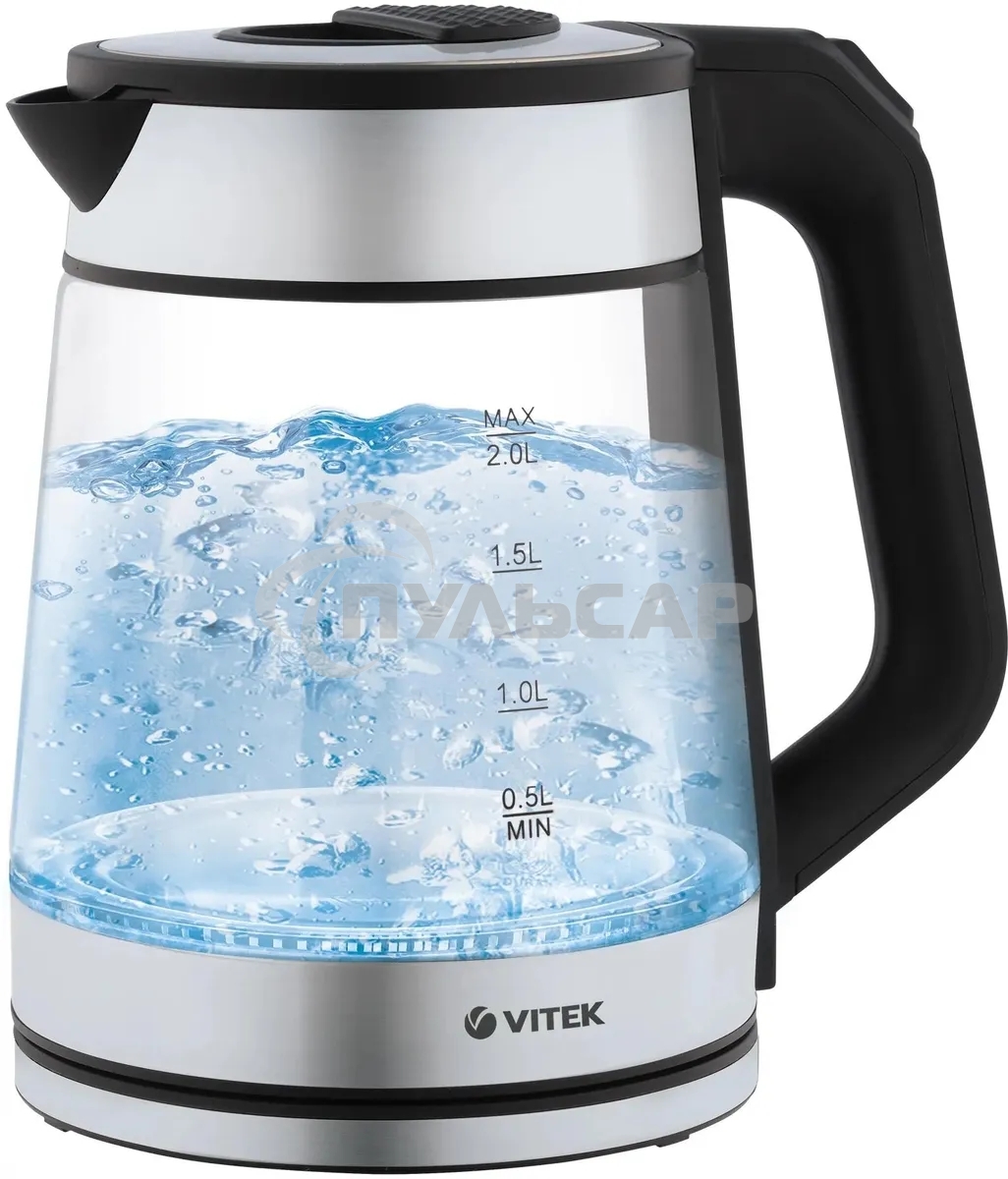 Чайник электрический Vitek VT-1176 черный 2200W 1.7л