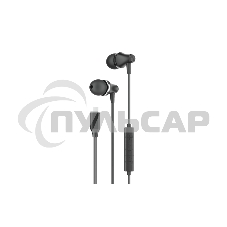 Наушники-гарнитура OLMIO MC-Pro Type-C, черные, металл, с микрофоном и регулировкой громкости