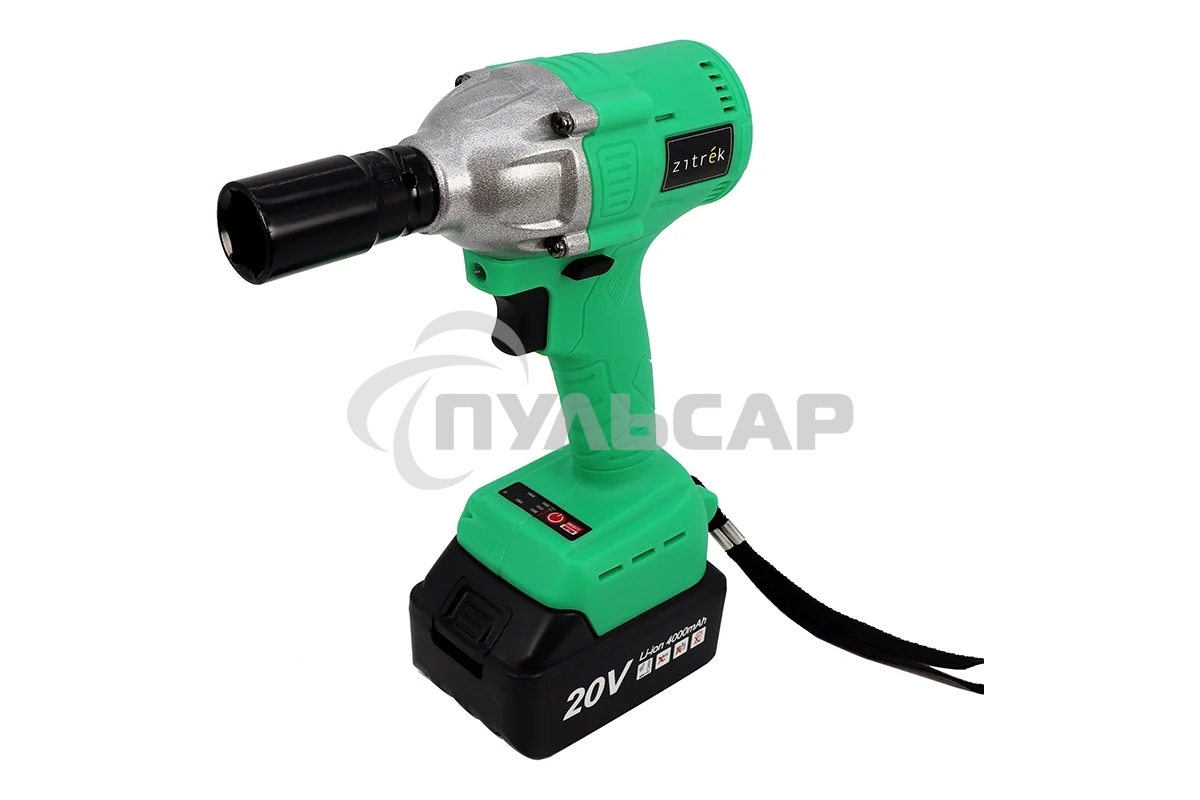 Гайковерт Zitrek Crusher 20-Li аккум. патрон:квад.1/2