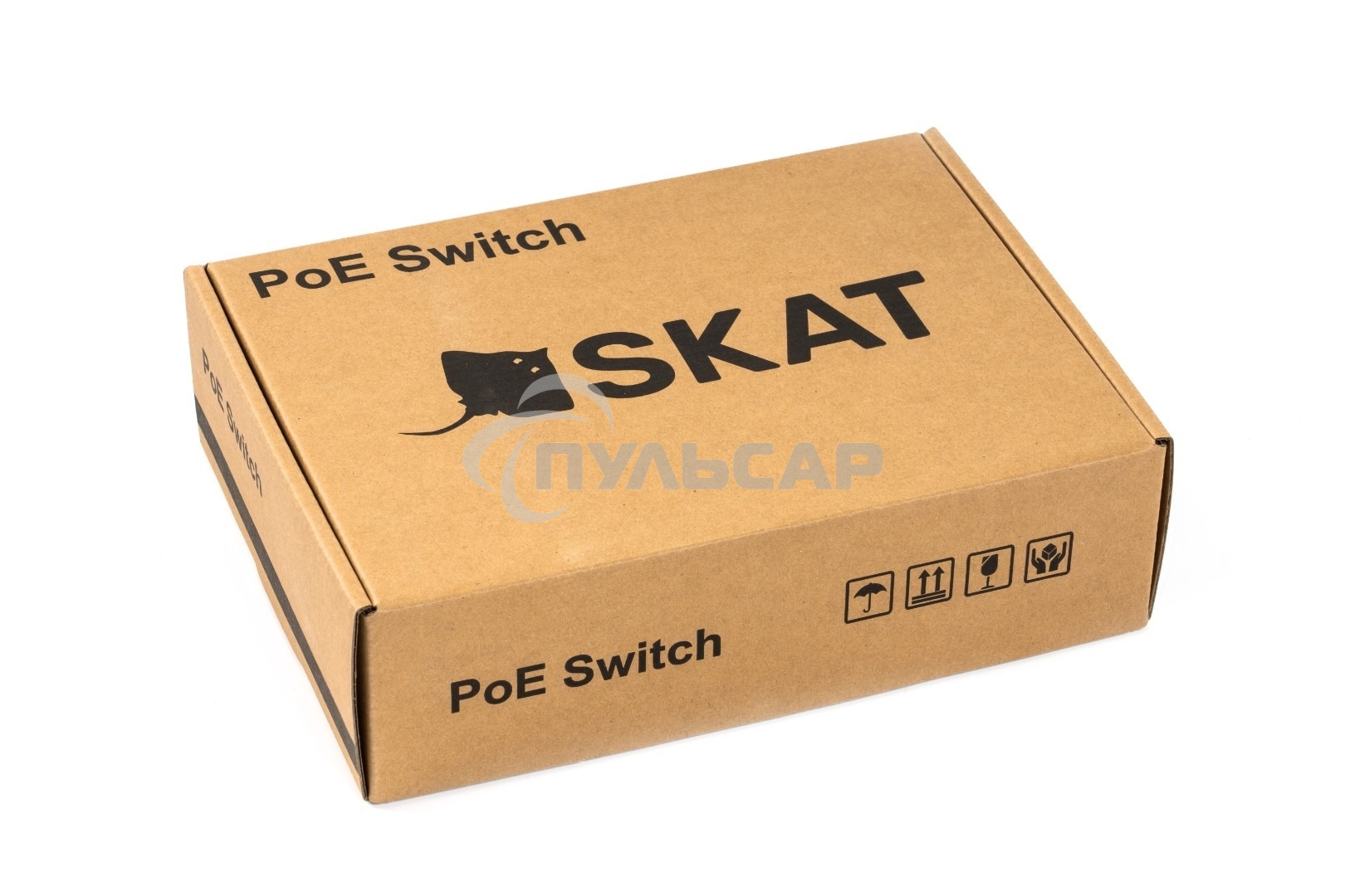 Коммутатор бесперебойный SKAT PoE-5E-1S UPS POE 120Вт порты: 5-Ethernet 1-Uplink