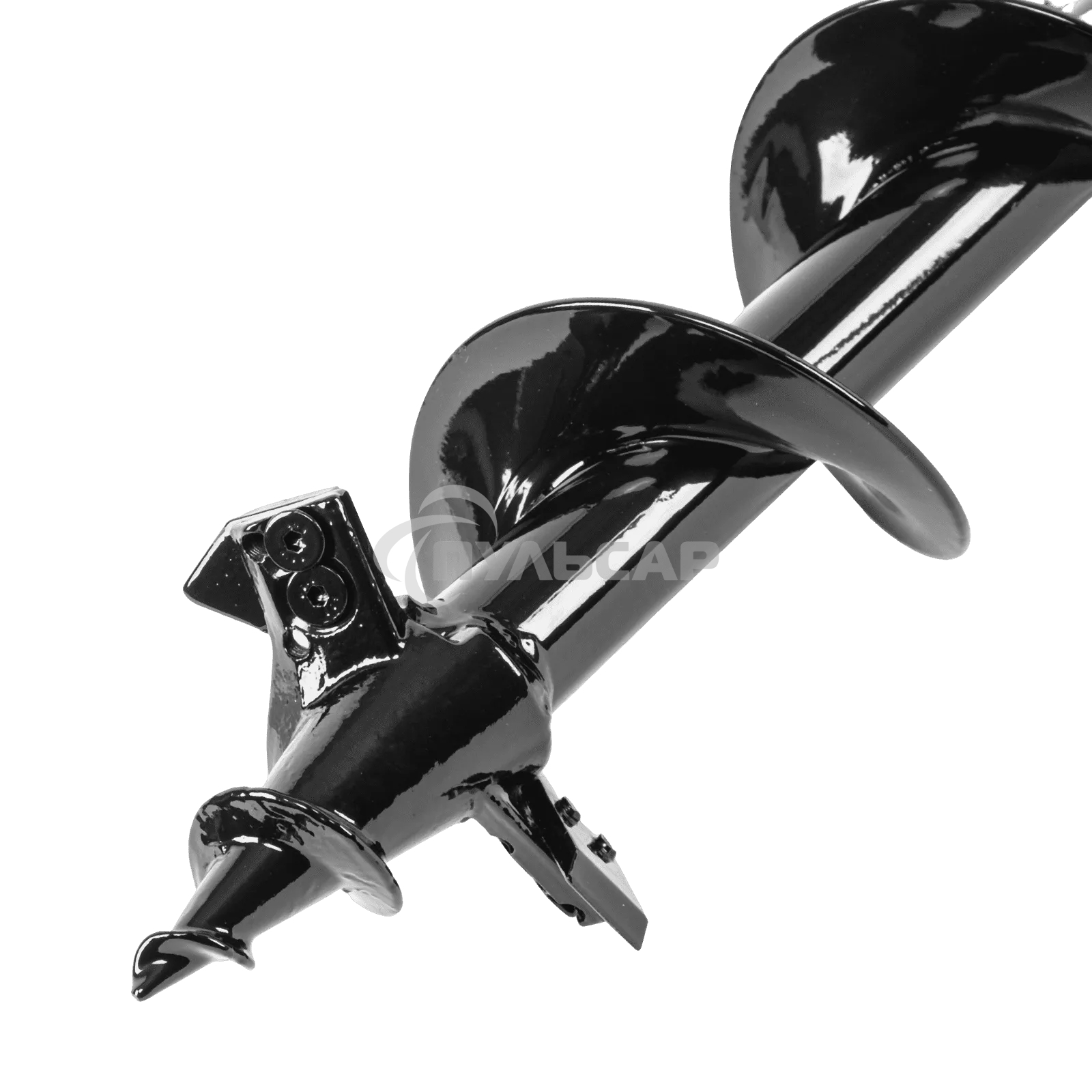 Шнек для грунта Denzel ER-80, диаметр 80 мм, длина 800 мм, соединение 20 мм, съемный нож