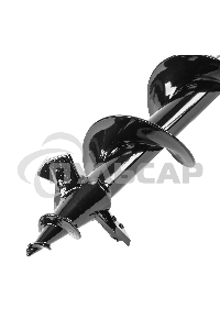 Шнек для грунта Denzel ER-80, диаметр 80 мм, длина 800 мм, соединение 20 мм, съемный нож