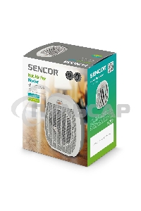 Тепловентилятор Sencor SFH 7017WH, белый, 2000 Вт, 20 м2, термостат