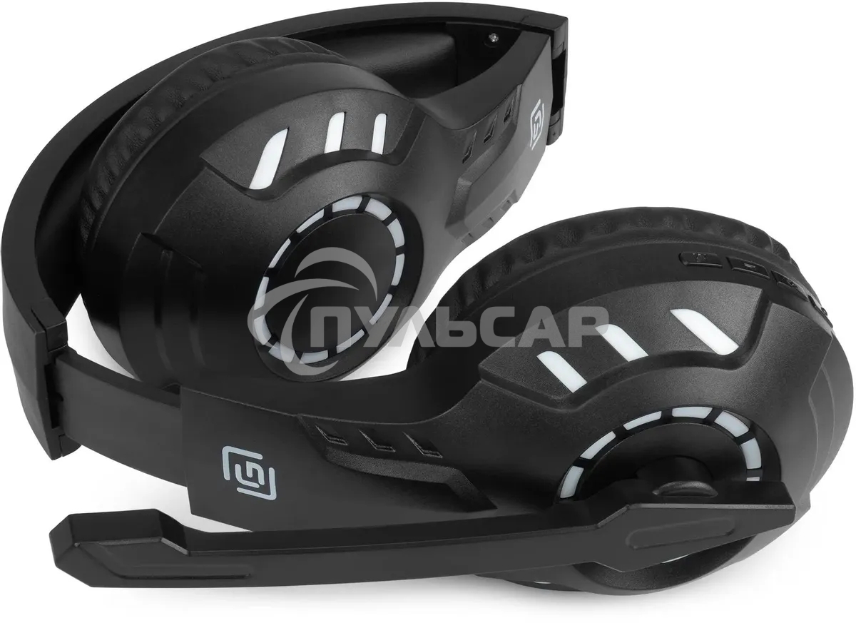 Наушники с микрофоном Оклик HS-L420G черный накладные BT оголовье (1939799)