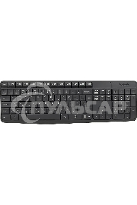 Комплект клавиатура + мышь Logitech MK235 клав:черный мышь:черный USB беспроводная