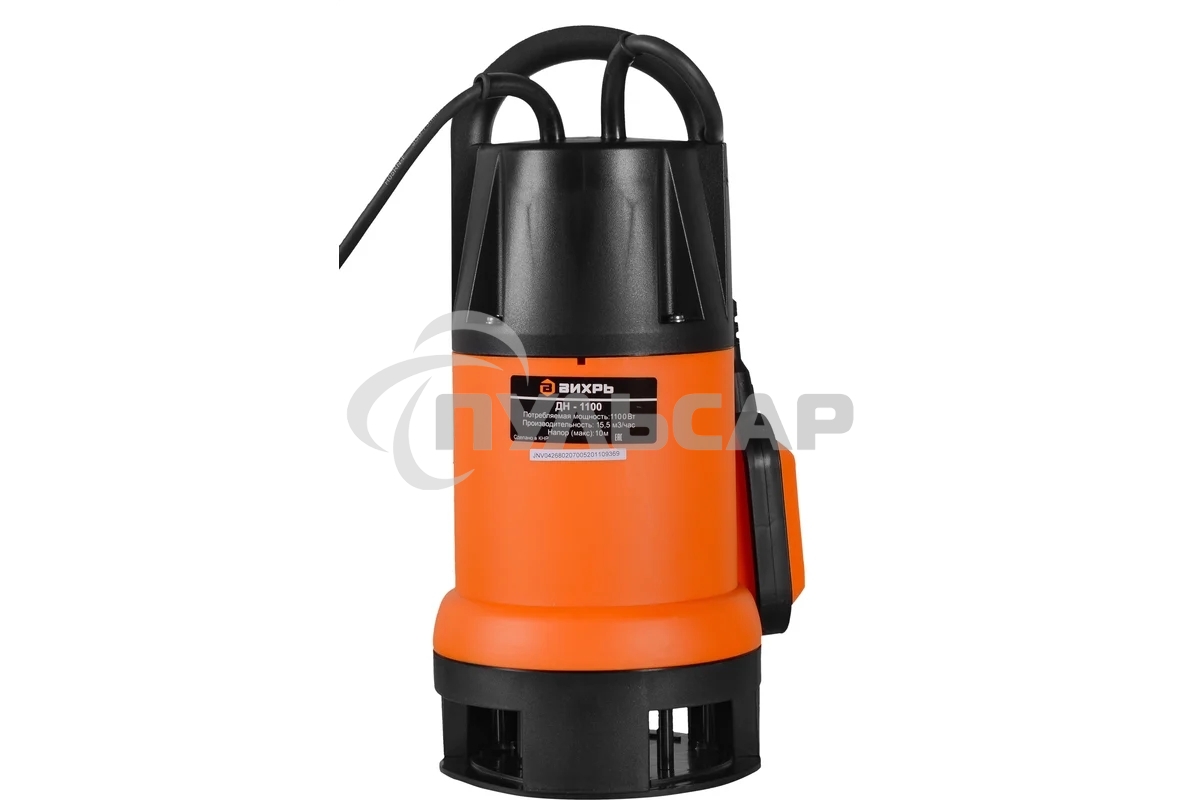 Дренажный насос Вихрь ДН-1100 68/2/7