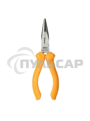 Удлиненные плоскогубцы Deli DL2106C 160мм, пластиковая рукоять