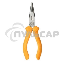Удлиненные плоскогубцы Deli DL2106C 160мм, пластиковая рукоять Удлиненные плоскогубцы Deli DL2106C 160мм, пластиковая рукоять