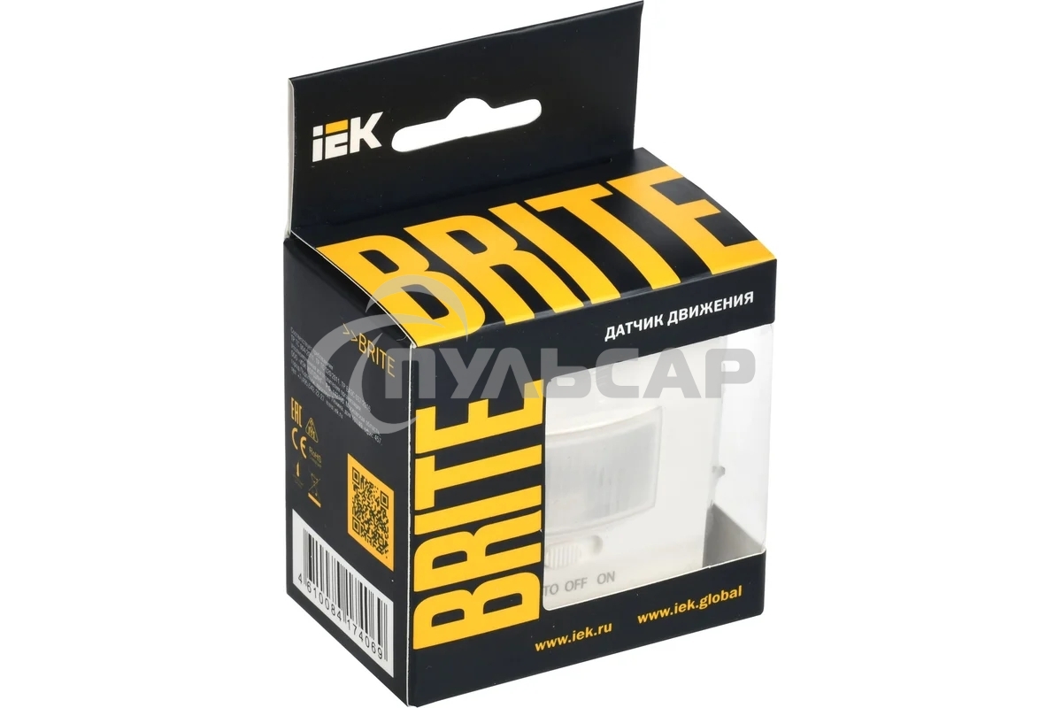 Датчик движения IEK BRITE ДС10-1-БрБ (BR-MS10-N-150-05-K01) белый