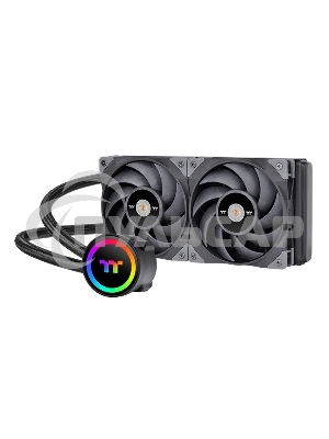 Система водяного охлаждения Thermaltake TOUGHLIQUID 240 ARGB Sync CL-W319-PL12BL-A All-In-One Liquid Cooling System/Water Block ARGB Sync/Fan 120*2/PWM 500~2000rpm/black (527965)