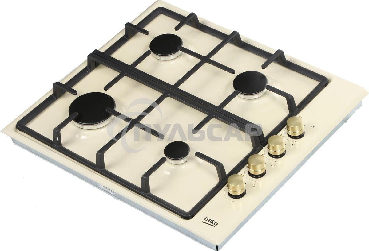 Газовая варочная панель Beko HIZG 64125 CR, Бежевый
