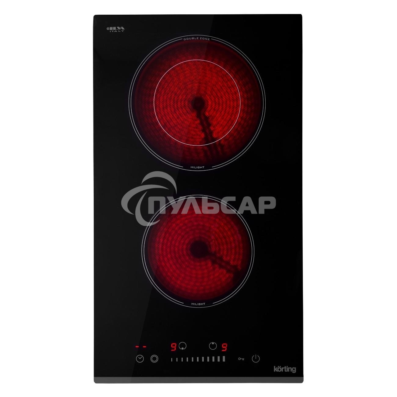 Электрическая варочная панель Korting HK 32024 B черный
