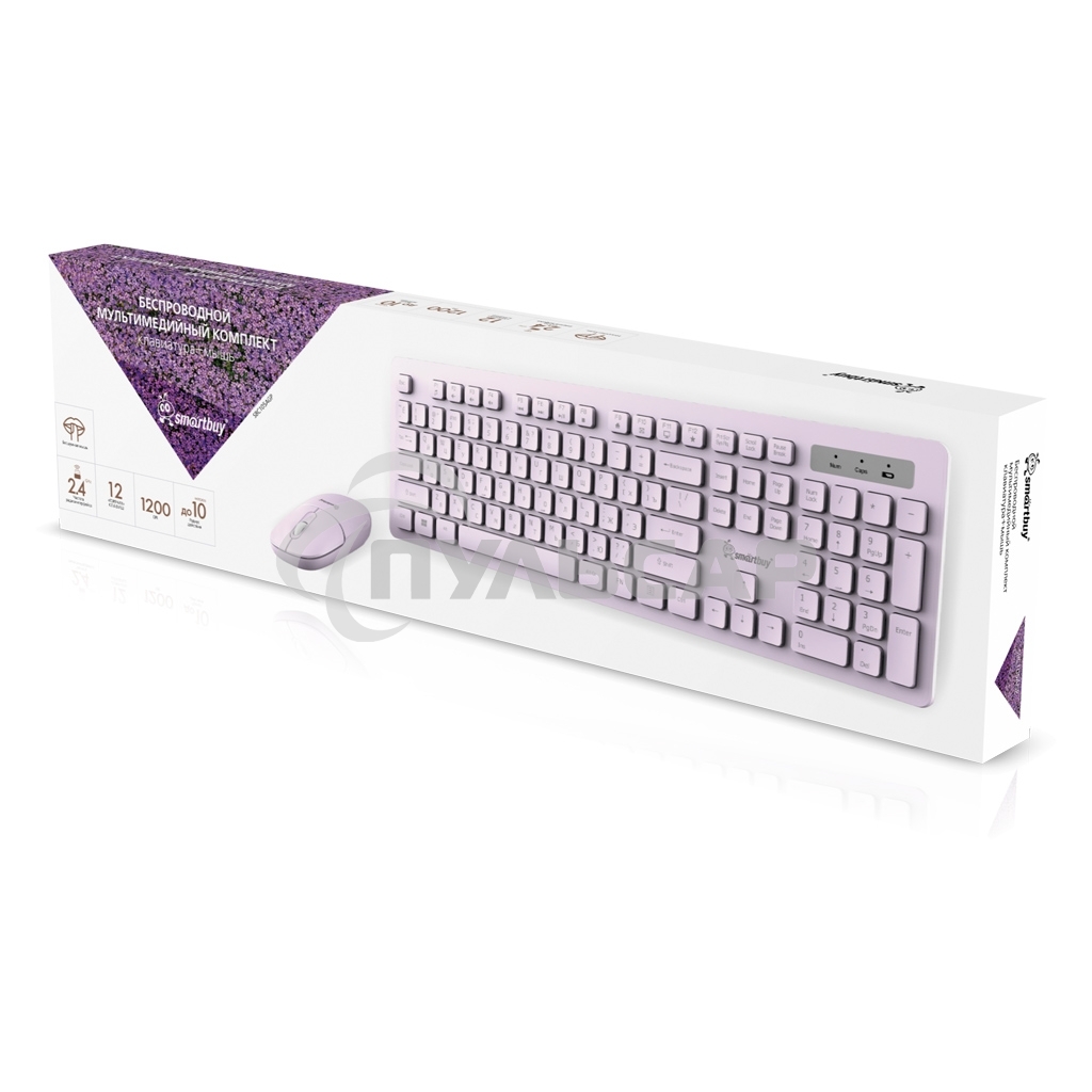 Комплект клавиатура+мышь Smartbuy (SBC105AGP) 105AG розовый