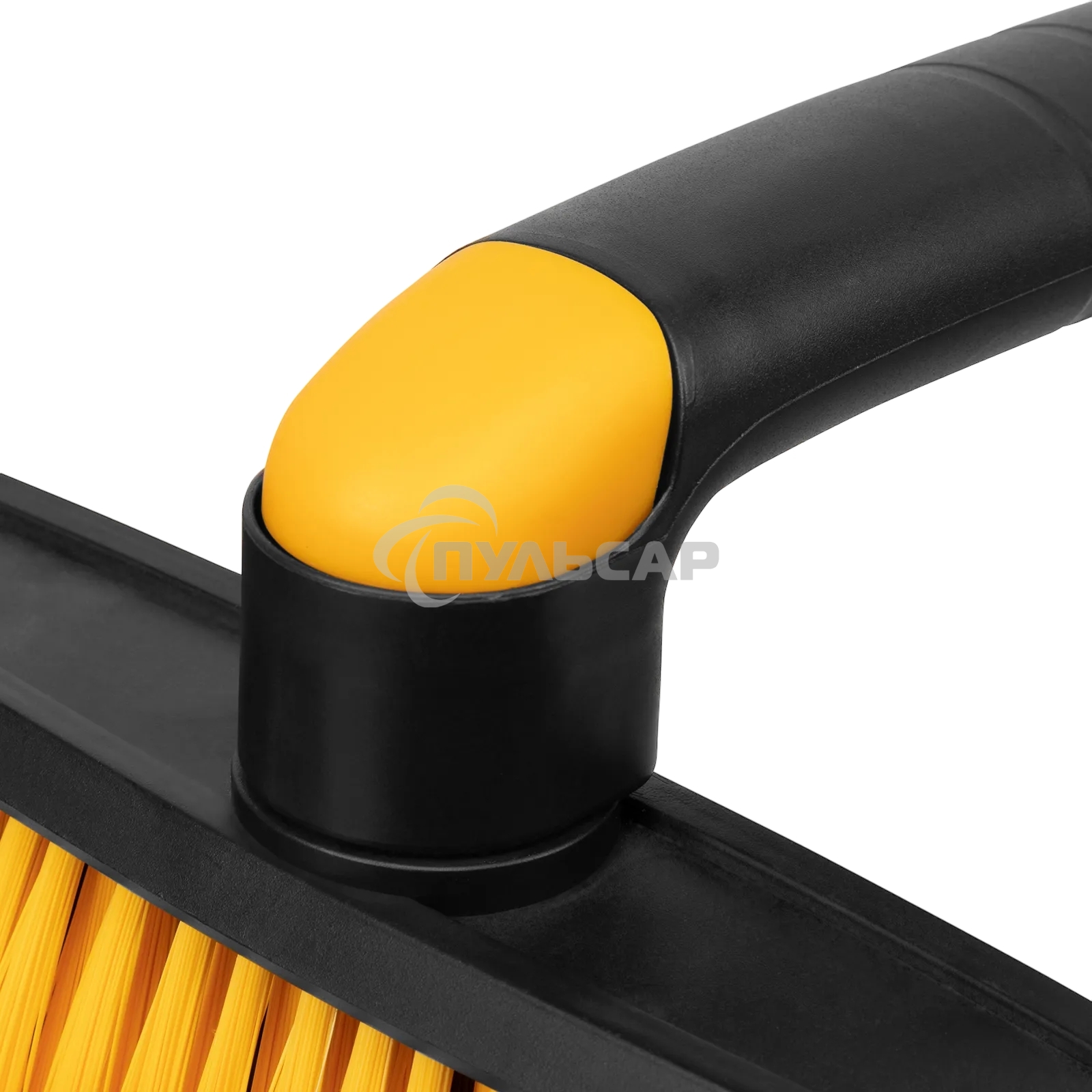 Щетка сметка со скребком Denzel телескоп, поворотная голова, 750-1120 мм