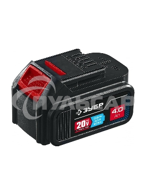 Аккумуляторная батарея ЗУБР Профессионал ST7-20-4, 20В, Li-Ion, 4А·ч, тип T7