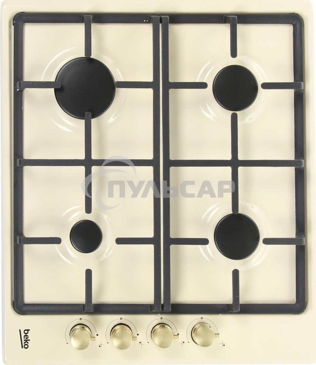 Газовая варочная панель Beko HIZG 64125 CR, Бежевый