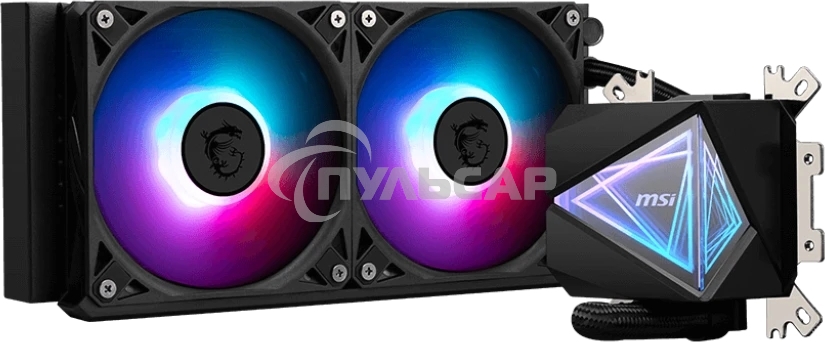 Жидкостная система охлаждения MSI MAG CORELIQUID I240 2x ARGB Gen2 Fan, ARGB Gen2 Block, Color Box