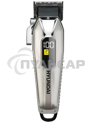 Машинка для стрижки Hyundai H-HC7110 черный/черный 5Вт (насадок в компл:6шт)