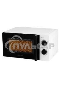 Микроволновая печь Hyundai HYM-M2047 белый, 20 л, 700 Вт, переключатели - поворотный механизм