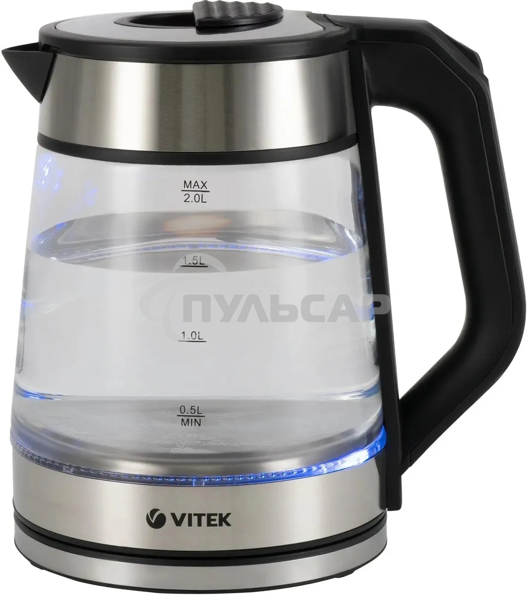 Чайник электрический Vitek VT-1176 черный 2200W 1.7л
