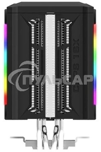 Кулер ZALMAN CNPS16X Black, 120мм RGB FAN, 4 HEAT PIPES, 4-PIN PWM, 1350-2700 RPM, 20-32DBA, LONG LIFE BEARING, FULL SOCKET SUPPORT