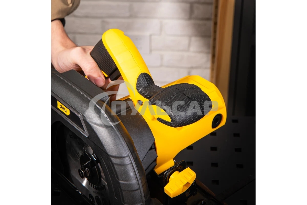 Циркулярная пила Deli DL-YJ185-E1 (1300Вт, 5300об/мин, диаметр диска 185мм)