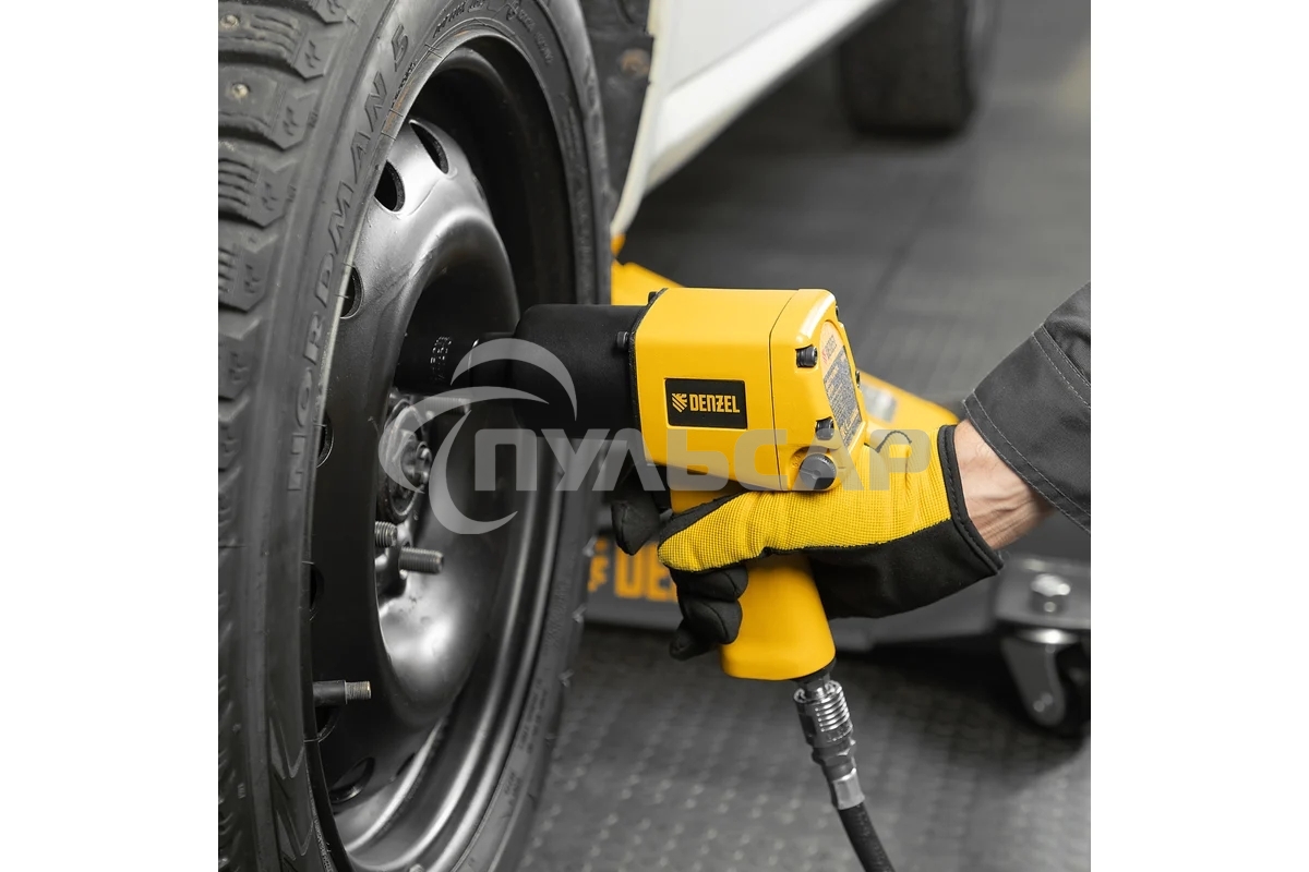 Ударный пневмогайковерт IW860+набор головок, 1/2