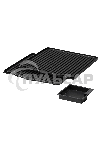 Гриль электрический BBK BEG2004 2000 Вт, черный/металлик