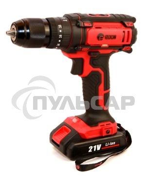 Дрель-шуруповерт Edon AD-21AP, Аккумуляторная, 21В, 2 АКБ, Кейс
