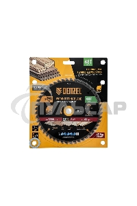 Пильный диск по дереву Denzel ф190 х 30 мм, 48 зубьев, тонкий 733437