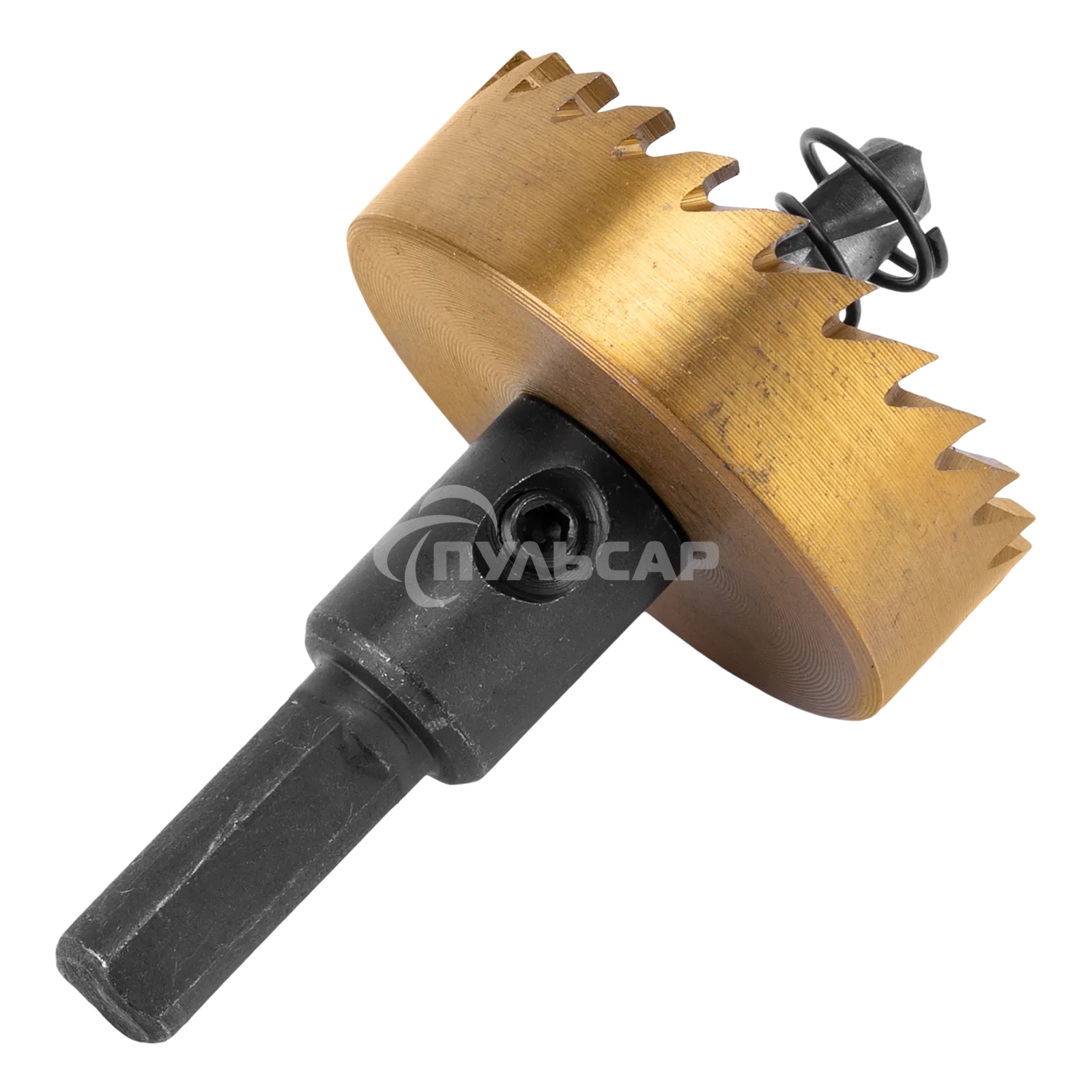 Коронка по металлу Denzel HSS, 42 мм, нитридтитановое покрытие