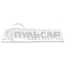 Клавиатура проводная Oklick 305M (1875227), USB, белый