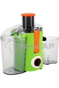 Соковыжималка центробежная Starwind SJ2236 500Вт рез.сок.:400мл. зеленый/белый