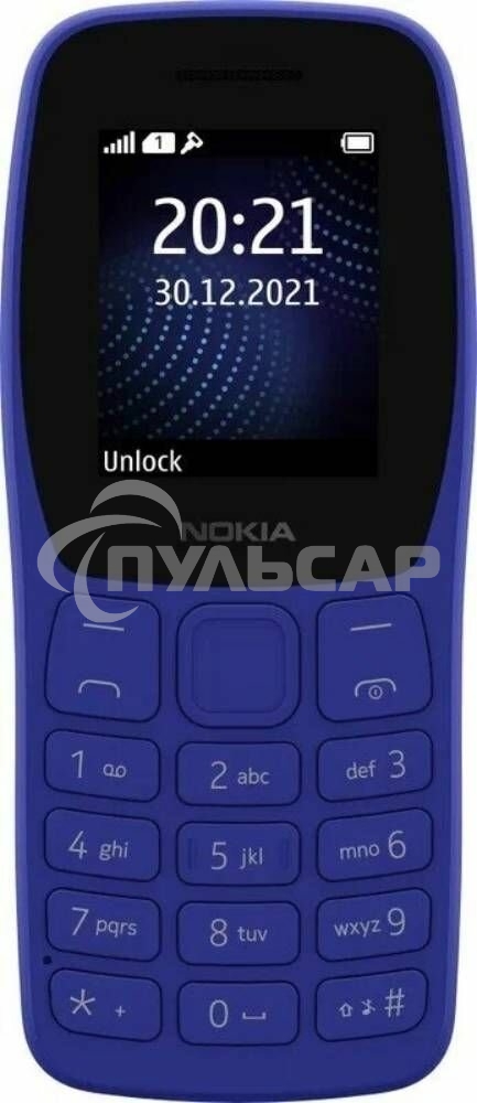 Мобильный телефон NOKIA 105 TA-1423 SS EAC2+ синий