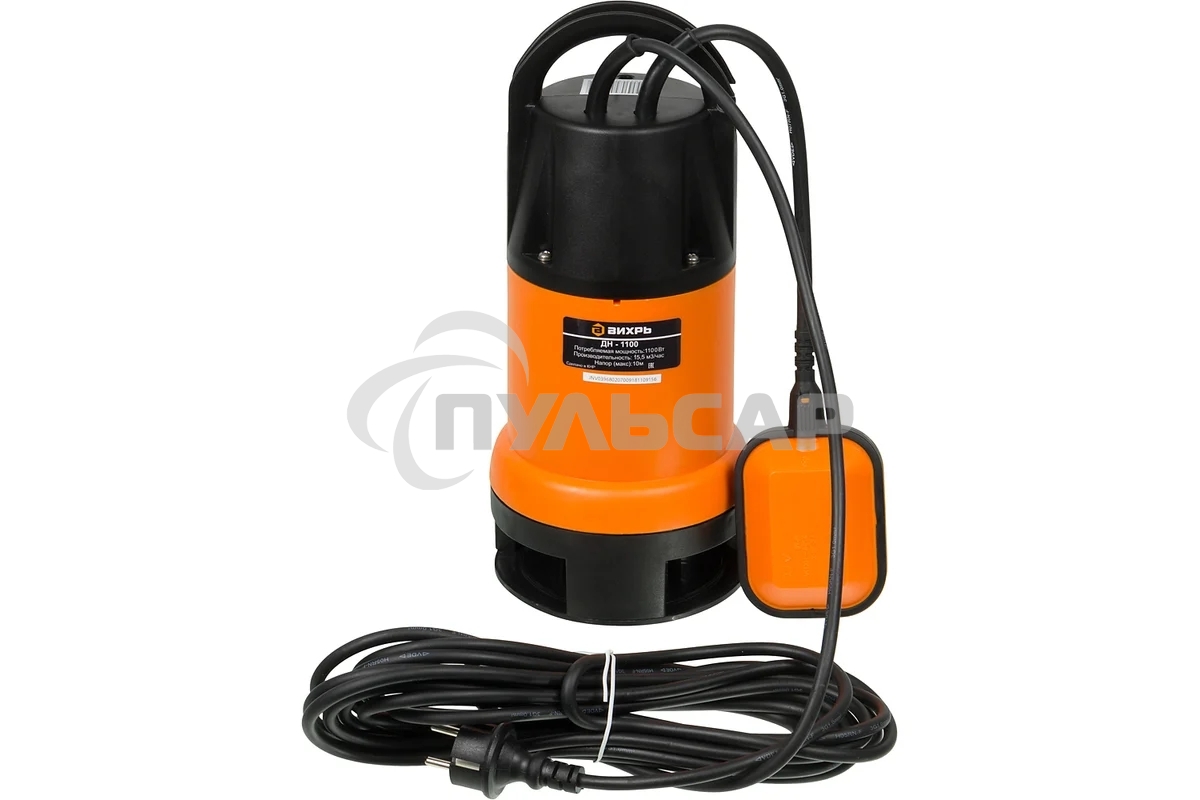 Дренажный насос Вихрь ДН-1100 68/2/7