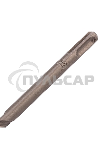 Бур по бетону Denzel двойная спираль, Cobalt W-tip, 12x600 мм, SDS PLUS