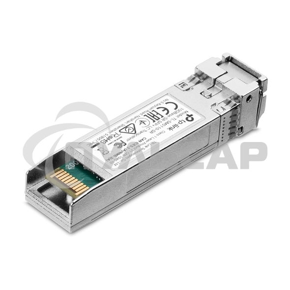 Трансивер TP-Link 10G SFP+ Module, LC connector, 50/125um or 62.5/125um Multi-mode, 850nm wavelength, distance up to 300m.