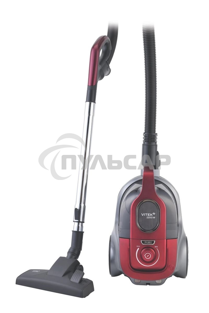 Пылесос Vitek VT-CV3113 2200Вт красный/серый