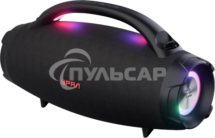 Колонка портативная Ural Урал ТТ М6+ КАРАОКЕ черный/черный 110W 1.1 BT/3.5Jack/USB-C 10м 8000mAh (ФР-00003975)