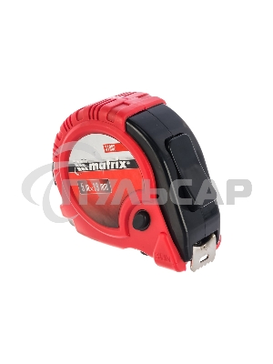 Рулетка Matrix Rubber, 5 м х 19 мм, обрезиненный корпус